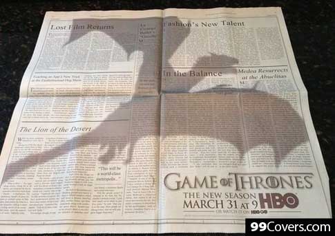 Game of Thrones Newspaper