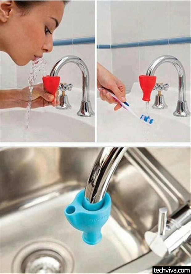 water-fountain-brushing-your-teeth